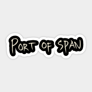 Port of span Sticker